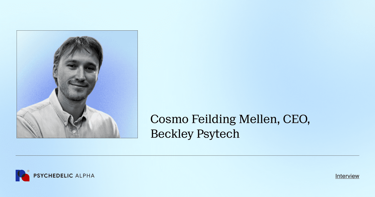 Cosmo Feilding Mellen, CEO, Beckley Psytech