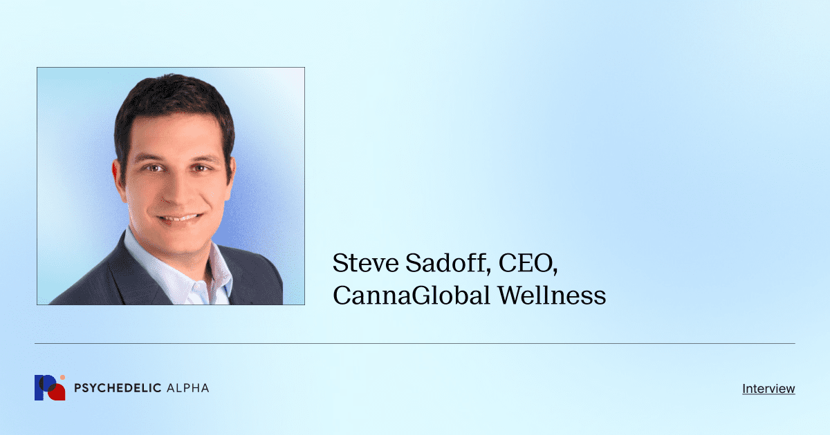 Steve Sadoff, CEO, CannaGlobal Wellness