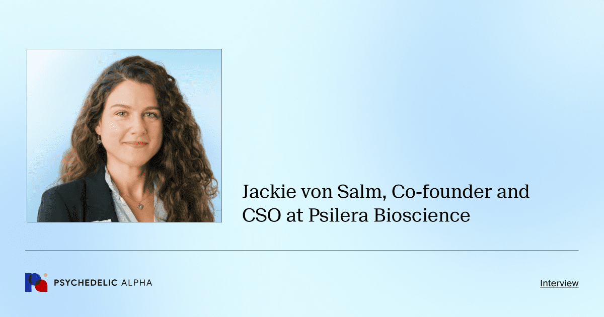 Jackie von Salm, Co-founder and CSO at Psilera Bioscience