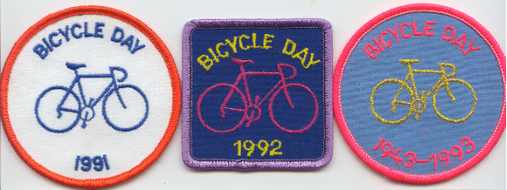 Bicycle Day Patches