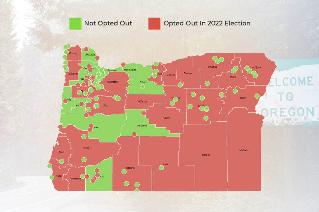 Oregon Measure 109 Opt-outs