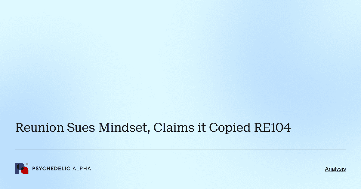Reunion Sues Mindset, Claims it Copied RE104