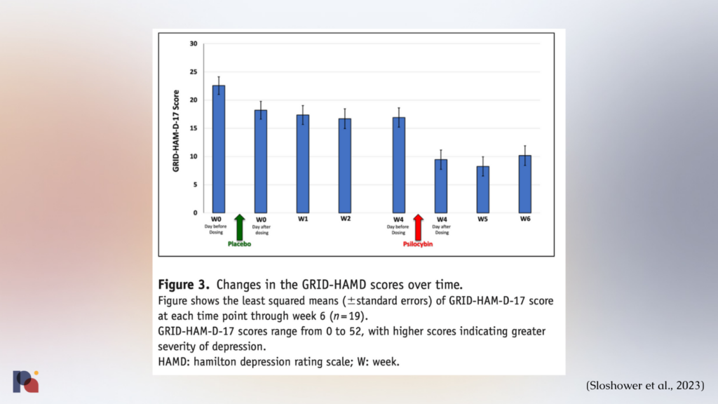 Depression scores - Sloshower et al 2023