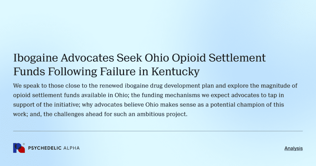 Ibogaine Advocates Seek Ohio Opioid Settlement Funds Following Failure ...