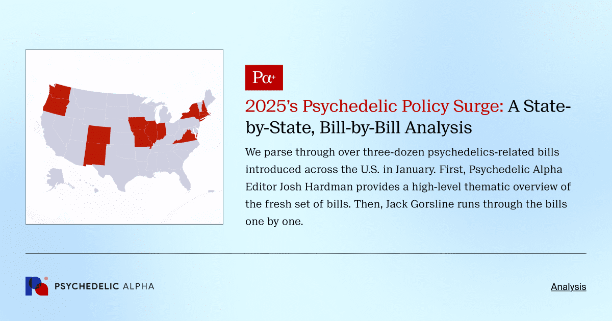 2025’s Psychedelic Policy Surge: A State-by-State, Bill-by-Bill Analysis