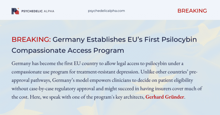 Germany Psilocybin Compassionate Use