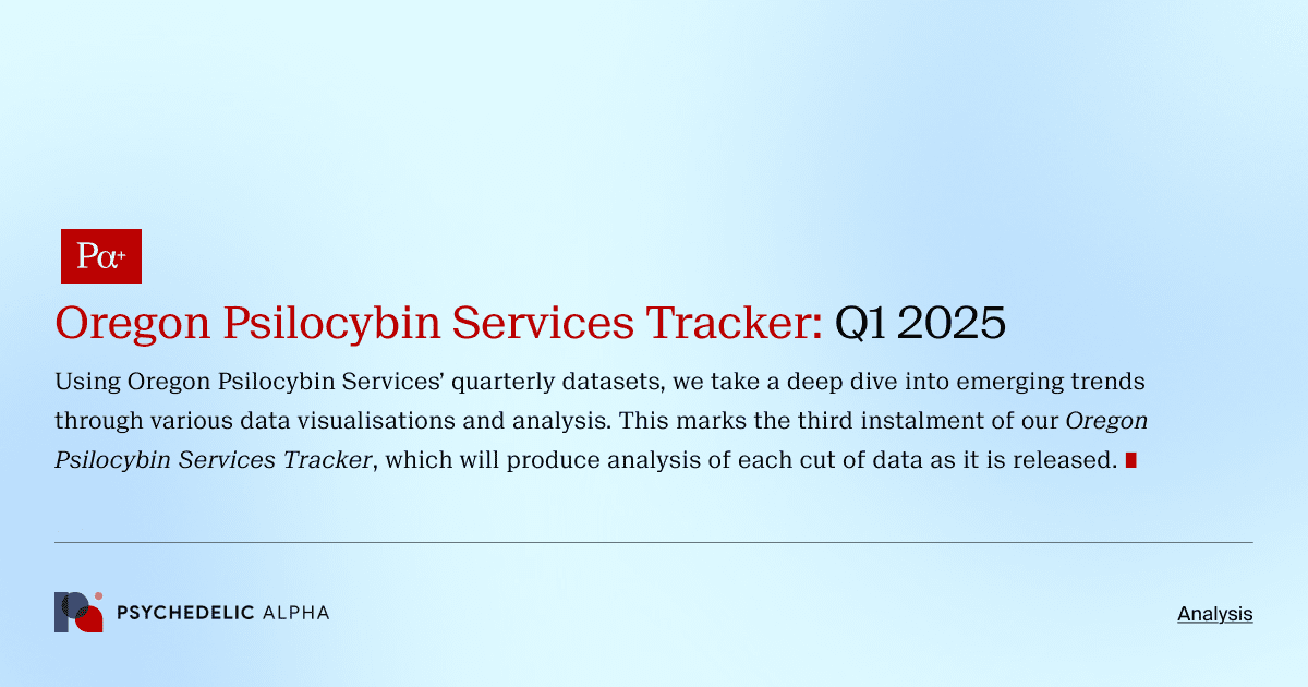 Oregon Psilocybin Services Tracker_ Q1 2025