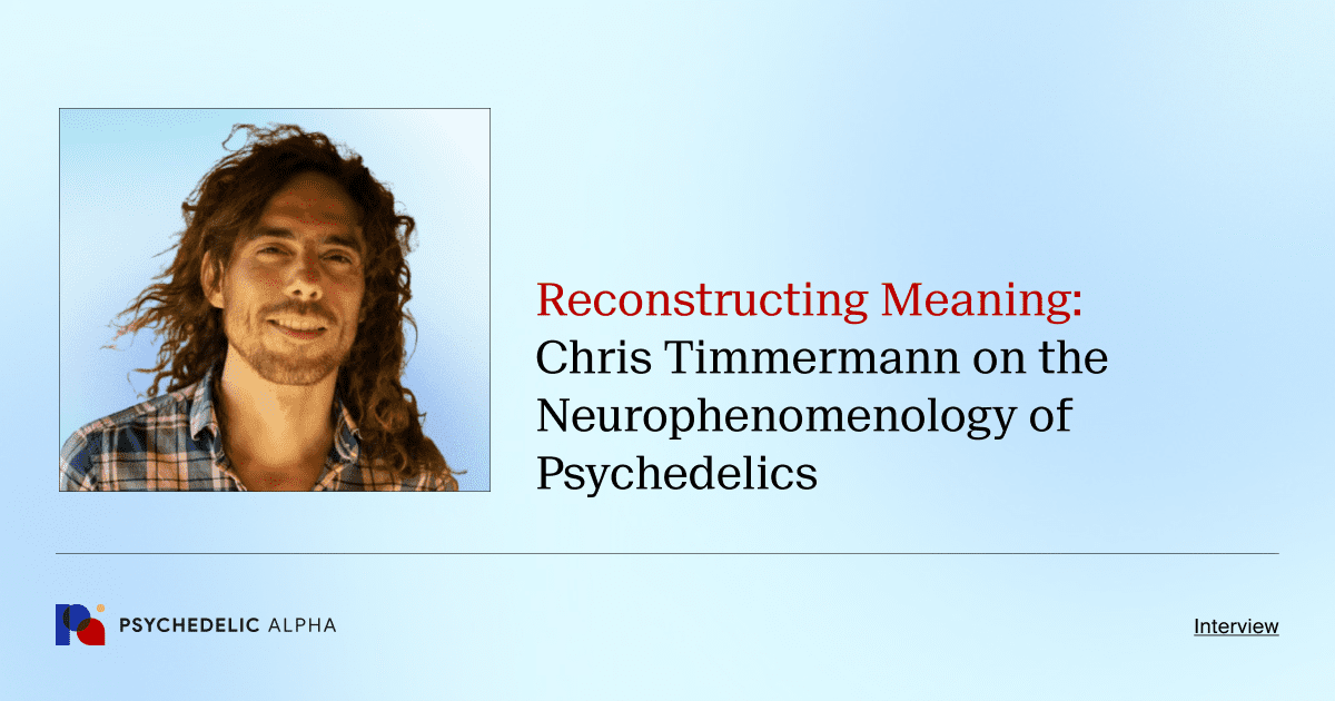 Reconstructing Meaning_ Chris Timmermann on the Neurophenomenology of Psychedelics