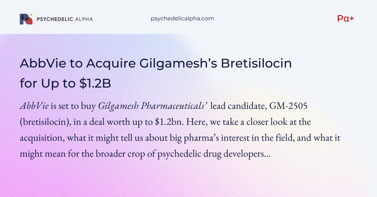 You are currently viewing AbbVie to Acquire Gilgamesh’s Bretisilocin for Up to $1.2B