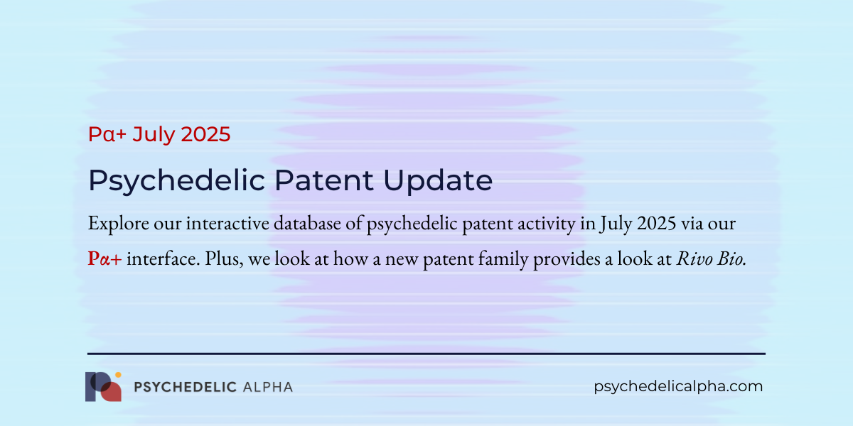 You are currently viewing July 2025 Psychedelic Patent Update