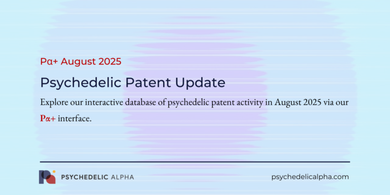 August 2025 psychedelic patent update