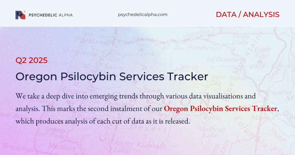 Q2 2025 Oregon Psilocybin Services Tracker Header
