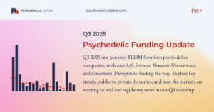 Read more about the article Psychedelic Funding Update: Q3 2025