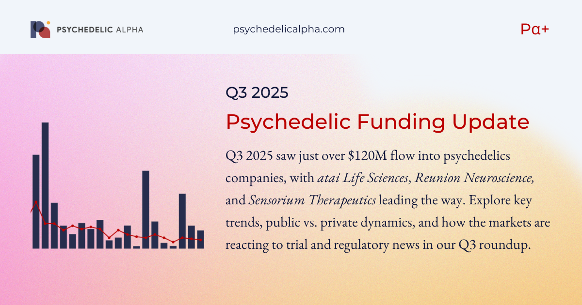 You are currently viewing Psychedelic Funding Update: Q3 2025