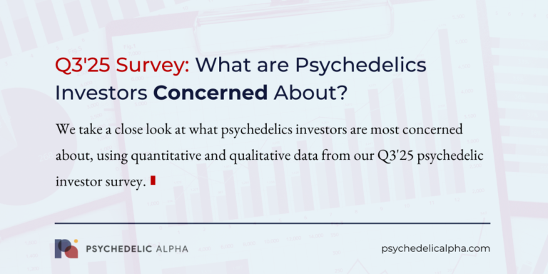 Q3'25 Survey- What are Psychedelics Investors Concerned About?