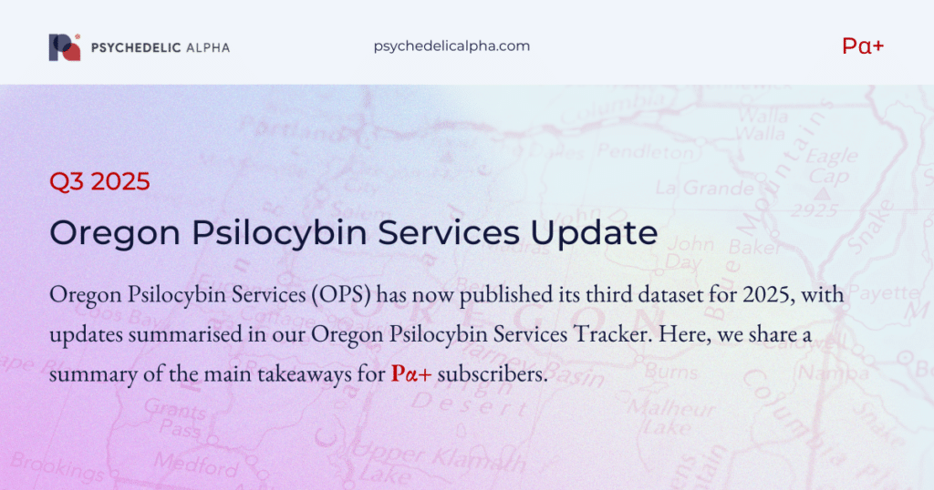 Q3 2025 Oregon Psilocybin Services Update