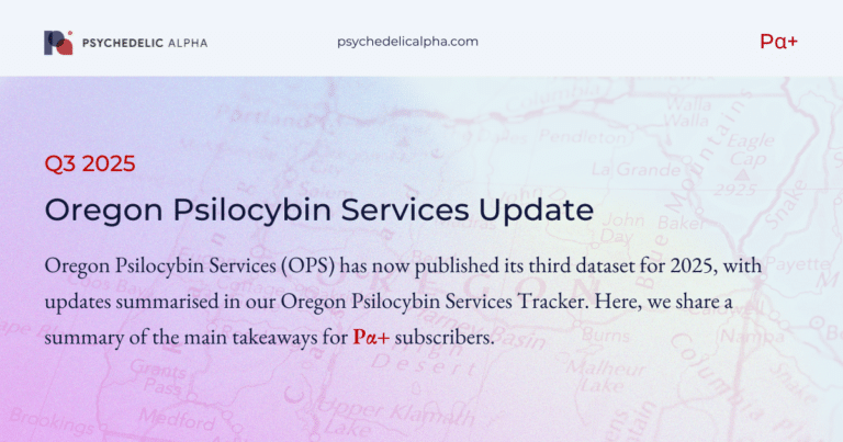 Q3 2025 Oregon Psilocybin Services Update